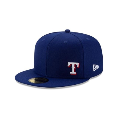 Blue Texas Rangers Hat - New Era MLB Flawless 59FIFTY Fitted Caps USA4612387